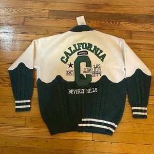 C letterman sweater